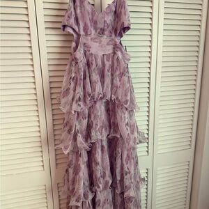 ASTR The Label Jaiden Floral Tiered Maxi Dress